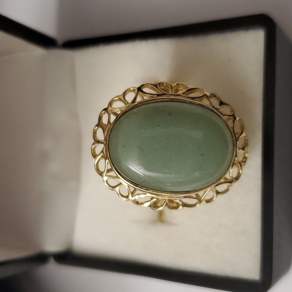 Sterling Silver 925 'Gambler's Stone' Ring